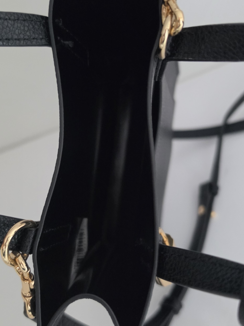 Marc Jacobs Black Leather Mini Tote Crossbody - Picture 5 of 8